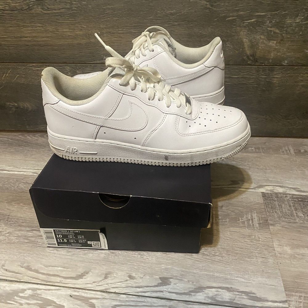 Size 10 - Nike Air Force 1 Low '07 White Replacement Box